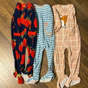 Lot of Toddler’s Footie PJ’s